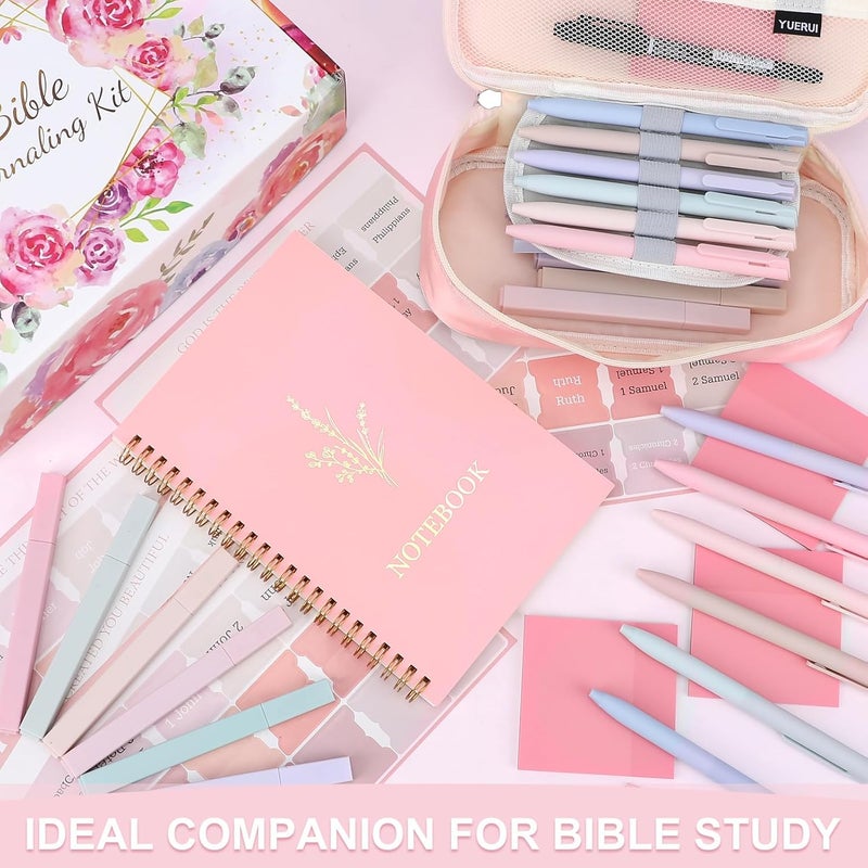 YOPCDJ Bible Study Supplies, Bible Journaling Kit, Bible Study Kit for Women, Aesthetic Book Annotation Kit, Bible Study Tools, Christian Gifts for Women, Christmas Gift - Image 5